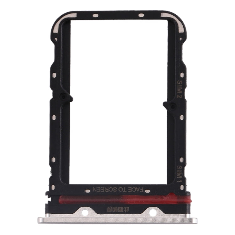 SIM Card Tray + SIM Card Tray for Xiaomi Mi CC9 Pro/Mi Note 10/Mi Note 10 Pro/Mi Note 10 Lite(White) - Card Tray by buy2fix | Online Shopping UK | buy2fix