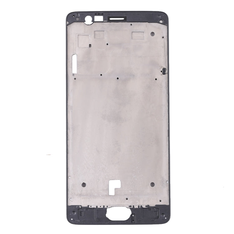 For OnePlus 3 / 3T / A3003 / A3000 / A3100 Front Housing LCD Frame Bezel Plate (Black) - Frame Bezel Plate by buy2fix | Online Shopping UK | buy2fix