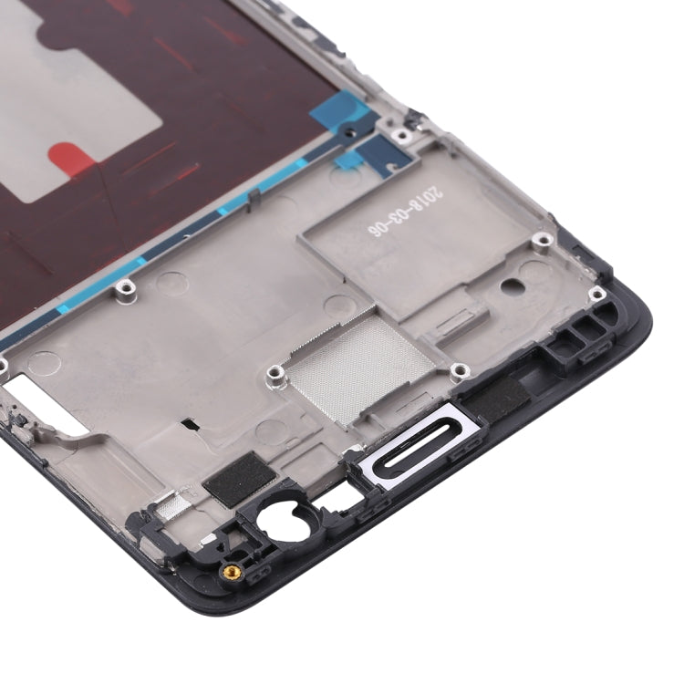 For OnePlus 3 / 3T / A3003 / A3000 / A3100 Front Housing LCD Frame Bezel Plate (Black) - Frame Bezel Plate by buy2fix | Online Shopping UK | buy2fix