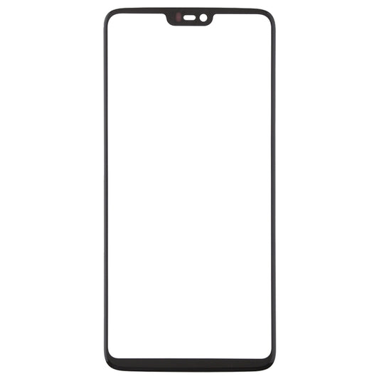 For OnePlus 6 Front Screen Outer Glass Lens (Black) - LCD Related Parts by buy2fix | Online Shopping UK | buy2fix