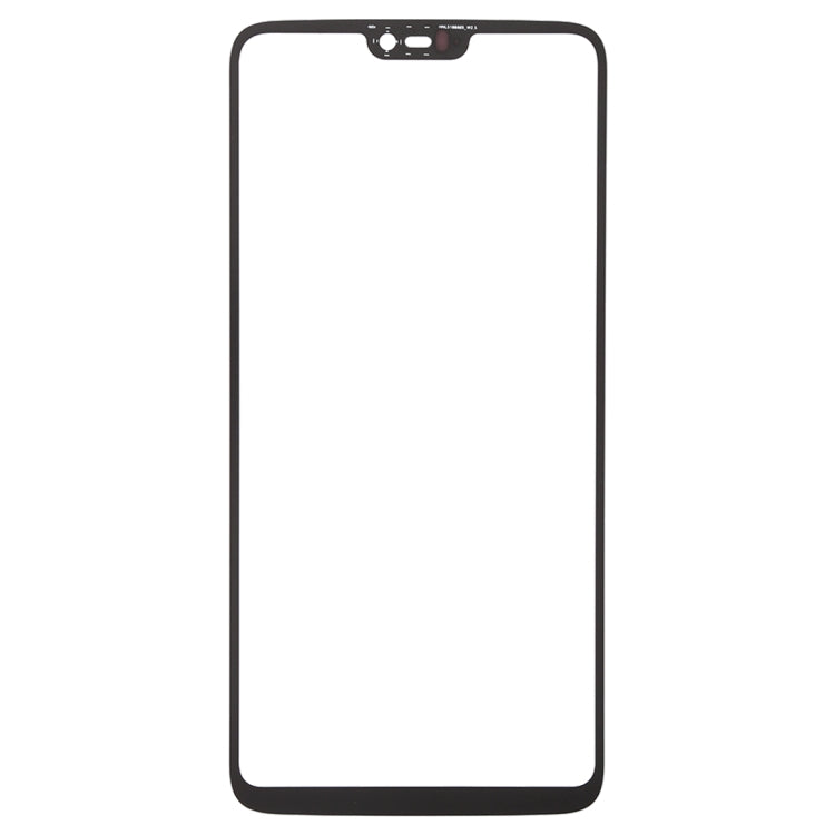 For OnePlus 6 Front Screen Outer Glass Lens (Black) - LCD Related Parts by buy2fix | Online Shopping UK | buy2fix