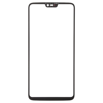 For OnePlus 6 Front Screen Outer Glass Lens (Black) - LCD Related Parts by buy2fix | Online Shopping UK | buy2fix