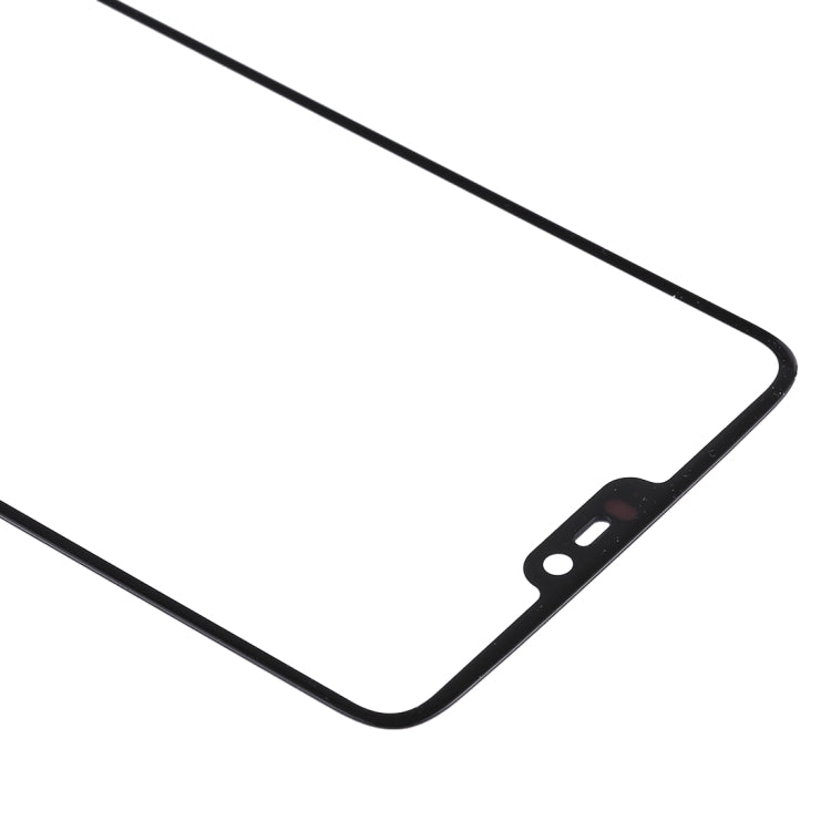 For OnePlus 6 Front Screen Outer Glass Lens (Black) - LCD Related Parts by buy2fix | Online Shopping UK | buy2fix