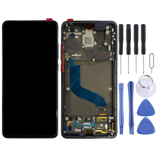 OLED LCD Screen for Xiaomi Redmi K20 / Redmi K20 Pro / 9T Pro Digitizer Full Assembly with Frame(Black) - LCD Screen by buy2fix | Online Shopping UK | buy2fix