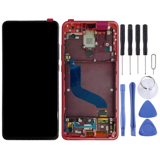OLED LCD Screen for Xiaomi Redmi K20 / Redmi K20 Pro / 9T Pro Digitizer Full Assembly with Frame(Red) - LCD Screen by buy2fix | Online Shopping UK | buy2fix