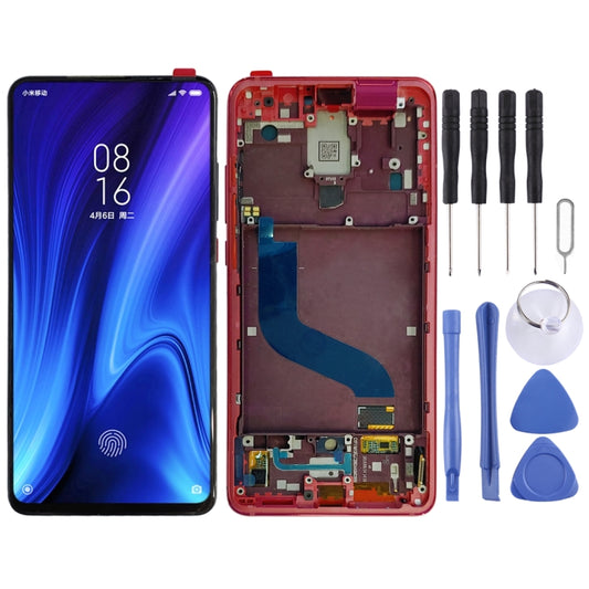 OLED LCD Screen for Xiaomi Redmi K20 / Redmi K20 Pro / 9T Pro Digitizer Full Assembly with Frame(Red) - LCD Screen by buy2fix | Online Shopping UK | buy2fix