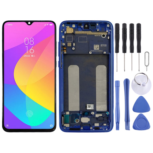 Original LCD Screen for Xiaomi Mi CC9 Digitizer Full Assembly with Frame(Blue) - LCD Screen by buy2fix | Online Shopping UK | buy2fix