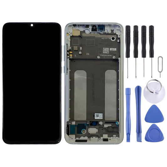 Original LCD Screen for Xiaomi Mi CC9 Digitizer Full Assembly with Frame(Silver) - LCD Screen by buy2fix | Online Shopping UK | buy2fix