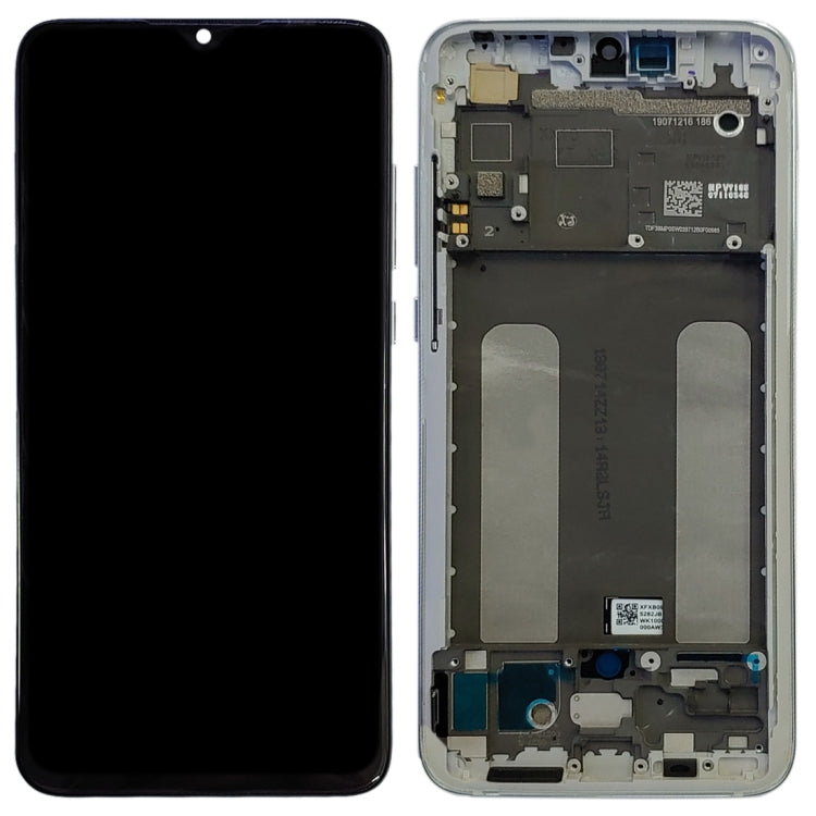 Original LCD Screen for Xiaomi Mi CC9 Digitizer Full Assembly with Frame(Silver) - LCD Screen by buy2fix | Online Shopping UK | buy2fix