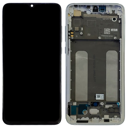 Original LCD Screen for Xiaomi Mi CC9 Digitizer Full Assembly with Frame(Silver) - LCD Screen by buy2fix | Online Shopping UK | buy2fix