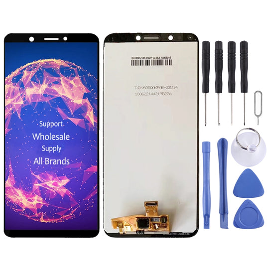 LCD-Bildschirm und Digitizer-Vollmontage für Lenovo K5 Note (2018) L38012 / K9 Note (Schwarz)