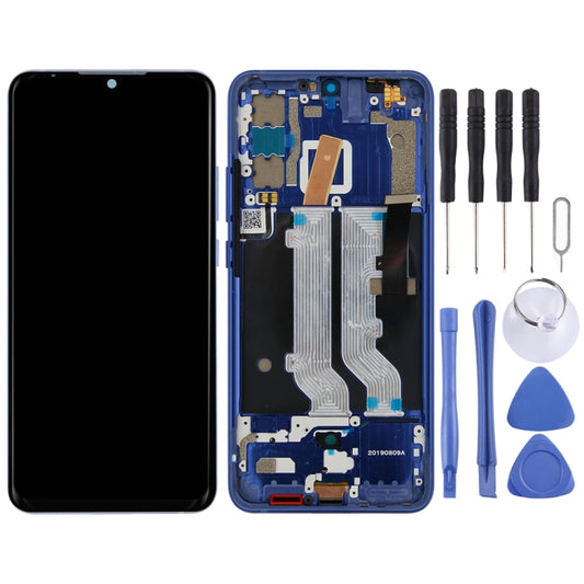 AMOLED Material LCD Screen and Digitizer Full Assembly with Frame for ZTE Axon 10 Pro (4G Version)(Blue) - For ZTE by buy2fix | Online Shopping UK | buy2fix