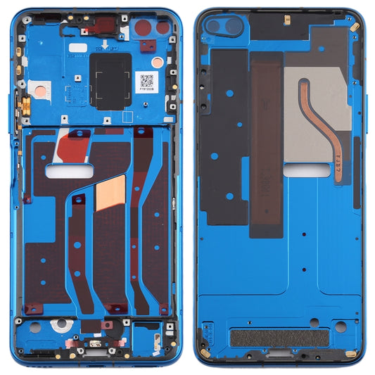 Original Middle Frame Bezel Plate for Huawei Honor V30(Blue) - Frame Bezel Plate by buy2fix | Online Shopping UK | buy2fix