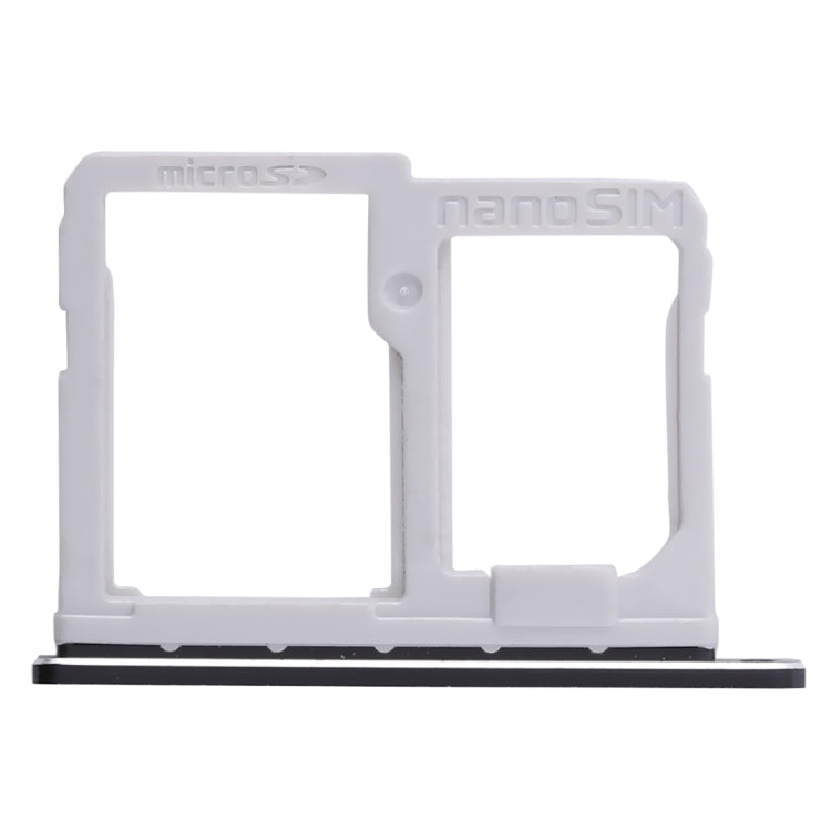 SIM Card Tray + Micro SD Card Tray for LG Q6 / M700 / M700N / G6 Mini(Black) - For LG by buy2fix | Online Shopping UK | buy2fix