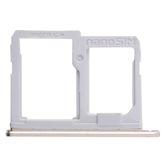SIM Card Tray + Micro SD Card Tray for LG Q6 / M700 / M700N / G6 Mini(Gold) - For LG by buy2fix | Online Shopping UK | buy2fix