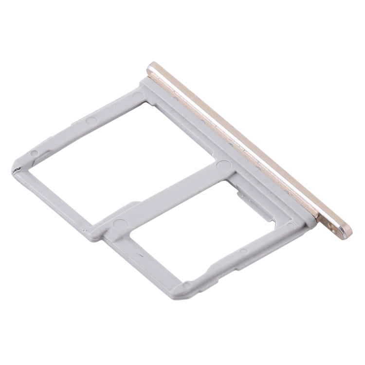 SIM Card Tray + Micro SD Card Tray for LG Q6 / M700 / M700N / G6 Mini(Gold) - For LG by buy2fix | Online Shopping UK | buy2fix