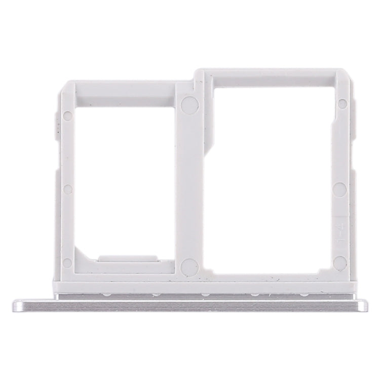 SIM Card Tray + Micro SD Card Tray for LG Q6 / M700 / M700N / G6 Mini (Silver) - For LG by buy2fix | Online Shopping UK | buy2fix