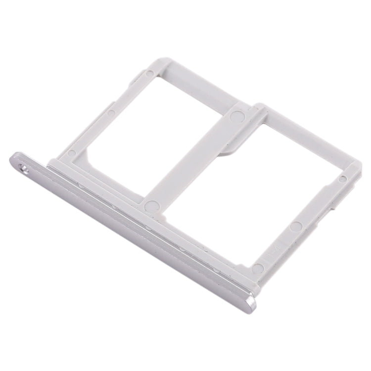 SIM Card Tray + Micro SD Card Tray for LG Q6 / M700 / M700N / G6 Mini (Silver) - For LG by buy2fix | Online Shopping UK | buy2fix