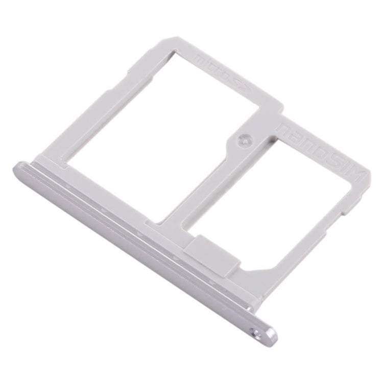 SIM Card Tray + Micro SD Card Tray for LG Q6 / M700 / M700N / G6 Mini (Silver) - For LG by buy2fix | Online Shopping UK | buy2fix