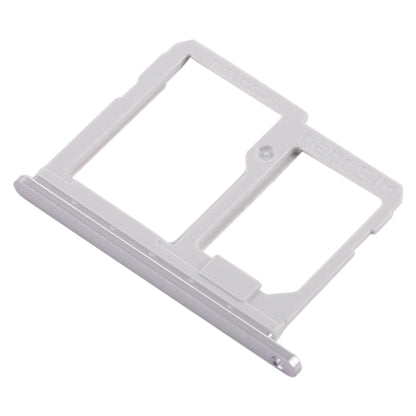 SIM Card Tray + Micro SD Card Tray for LG Q6 / M700 / M700N / G6 Mini (Silver) - For LG by buy2fix | Online Shopping UK | buy2fix
