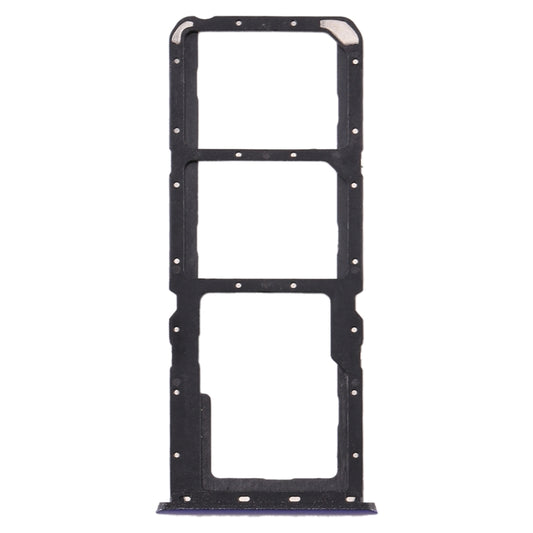 For OPPO Realme X2 SIM Card Tray + SIM Card Tray + Micro SD Card Tray (Purple) - Card Tray by buy2fix | Online Shopping UK | buy2fix