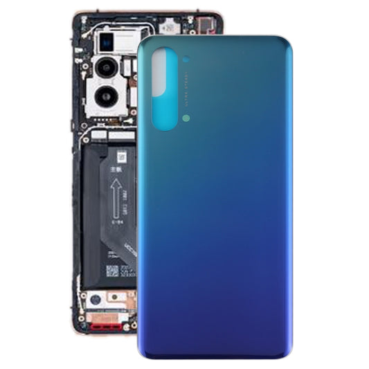 For OPPO Reno3 5G Battery Back Cover (Aurora Blue) - Back Cover by buy2fix | Online Shopping UK | buy2fix