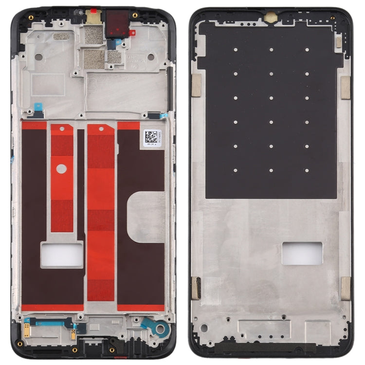 For OPPO A11 Front Housing LCD Frame Bezel Plate (Black) - Frame Bezel Plate by buy2fix | Online Shopping UK | buy2fix