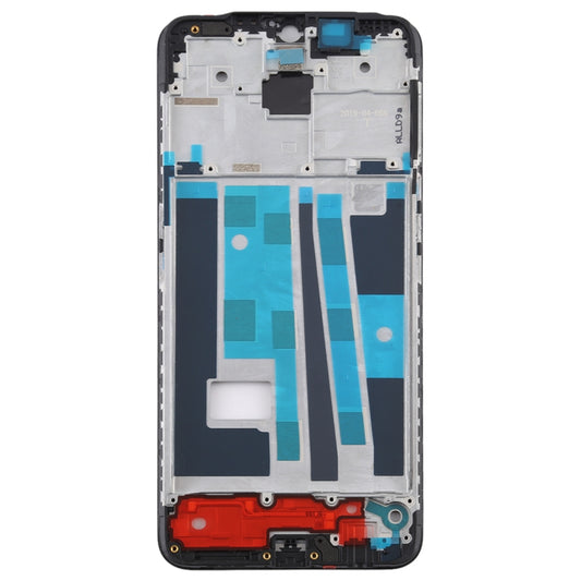 For OPPO A9 Front Housing LCD Frame Bezel Plate (Black) - Frame Bezel Plate by buy2fix | Online Shopping UK | buy2fix
