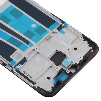 For OPPO A9 Front Housing LCD Frame Bezel Plate (Black) - Frame Bezel Plate by buy2fix | Online Shopping UK | buy2fix