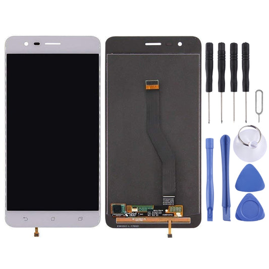 OEM LCD Screen for Asus ZenFone 3 Zoom / ZE553KL Z01HDA with Digitizer Full Assembly (White) - LCD Screen by buy2fix | Online Shopping UK | buy2fix