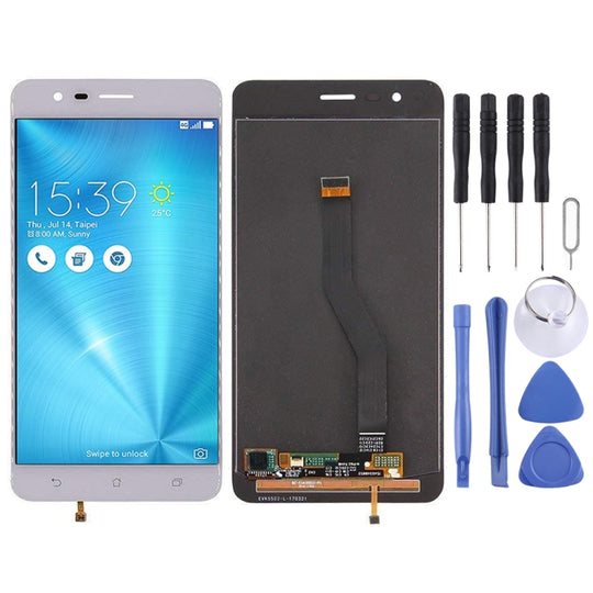 Écran LCD et numériseur complet pour Asus ZenFone 3 Zoom / ZE553KL Z01HDA (Blanc)