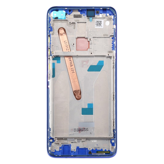 Front Housing LCD Frame Bezel Plate for Xiaomi Redmi K30 5G (Blue) - Frame Bezel Plate by buy2fix | Online Shopping UK | buy2fix