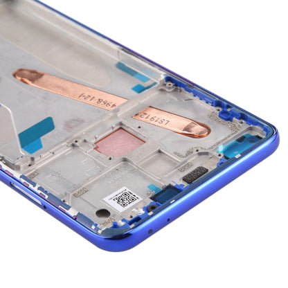 Front Housing LCD Frame Bezel Plate for Xiaomi Redmi K30 5G (Blue) - Frame Bezel Plate by buy2fix | Online Shopping UK | buy2fix