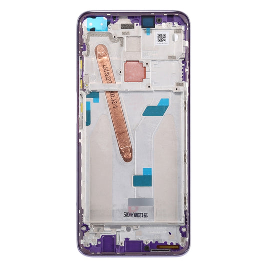 Front Housing LCD Frame Bezel Plate for Xiaomi Redmi K30 5G (Purple) - Frame Bezel Plate by buy2fix | Online Shopping UK | buy2fix