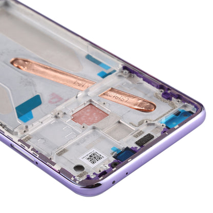 Front Housing LCD Frame Bezel Plate for Xiaomi Redmi K30 5G (Purple) - Frame Bezel Plate by buy2fix | Online Shopping UK | buy2fix