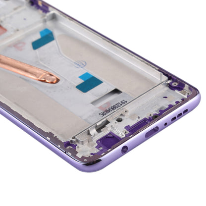Front Housing LCD Frame Bezel Plate for Xiaomi Redmi K30 5G (Purple) - Frame Bezel Plate by buy2fix | Online Shopping UK | buy2fix
