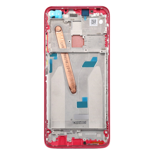 Front Housing LCD Frame Bezel Plate for Xiaomi Redmi K30 5G (Red) - Frame Bezel Plate by buy2fix | Online Shopping UK | buy2fix