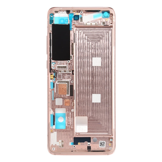 Front Housing LCD Frame Bezel Plate for Xiaomi Mi 10 5G / Mi 10 Pro 5G(Gold) - Frame Bezel Plate by buy2fix | Online Shopping UK | buy2fix