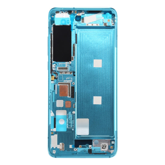 Front Housing LCD Frame Bezel Plate for Xiaomi Mi 10 5G / Mi 10 Pro 5G(Blue) - Frame Bezel Plate by buy2fix | Online Shopping UK | buy2fix