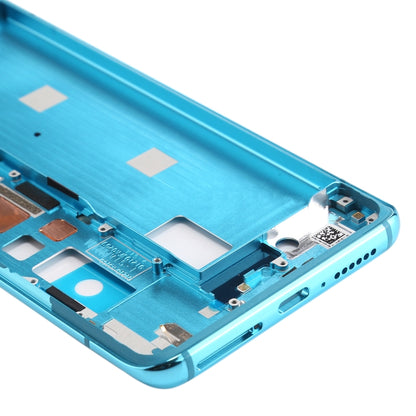 Front Housing LCD Frame Bezel Plate for Xiaomi Mi 10 5G / Mi 10 Pro 5G(Blue) - Frame Bezel Plate by buy2fix | Online Shopping UK | buy2fix