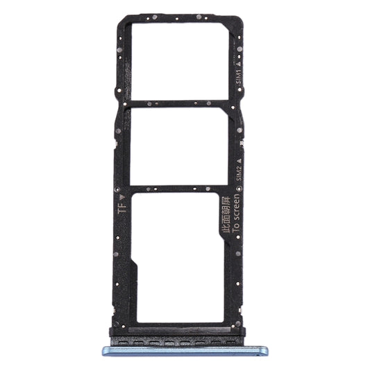 SIM Card Tray + SIM Card Tray + Micro SD Card Tray for Huawei P40 Lite E / Enjoy 10(Blue) by buy2fix