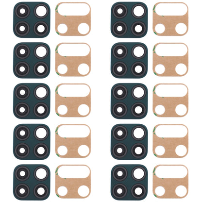 For Huawei P40 Lite  10pcs Original Back Camera Lens (Green) - Camera Series by buy2fix | Online Shopping UK | buy2fix