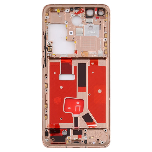 Original Middle Frame Bezel Plate with Side Keys for Huawei P40 Pro(Gold) - Full Housing Cover by buy2fix | Online Shopping UK | buy2fix