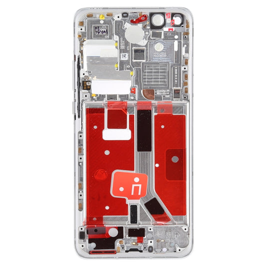 Original Middle Frame Bezel Plate with Side Keys for Huawei P40 Pro(Silver) - Full Housing Cover by buy2fix | Online Shopping UK | buy2fix
