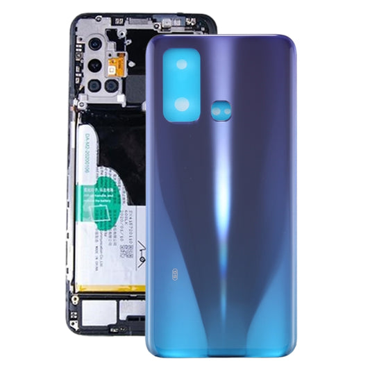 For Vivo Z6 5G Battery Back Cover (Blue) - Back Cover by buy2fix | Online Shopping UK | buy2fix