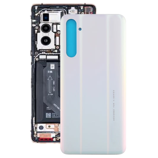 For OPPO K5 Battery Back Cover (White) - Back Cover by buy2fix | Online Shopping UK | buy2fix