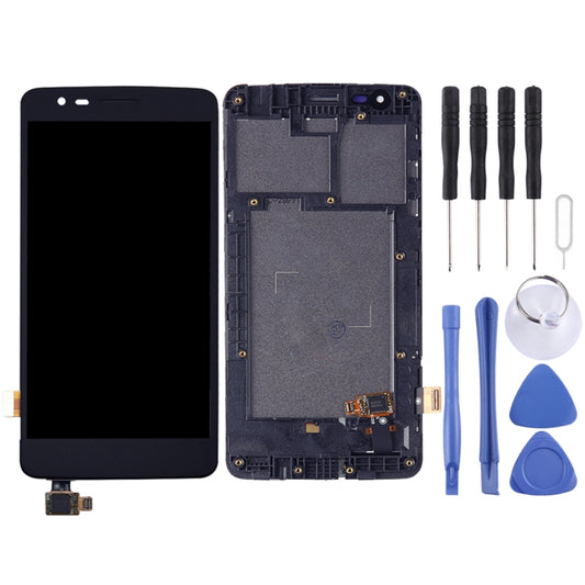 TFT LCD Screen for LG K8 2017 Dual SIM X240 X240H X240F X240K with Digitizer Full Assembly(Black) - For LG by buy2fix | Online Shopping UK | buy2fix