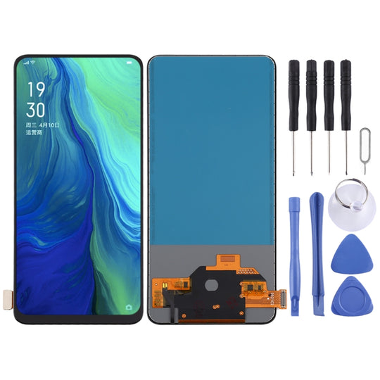 Écran LCD matériel TFT et assemblage complet de numériseur (sans identification par empreinte digitale) pour OPPO Reno / Reno 5G