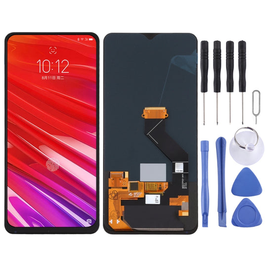 OLED-Material LCD-Bildschirm und Digitizer-Vollmontage für Lenovo Z5 Pro / L78031 (Schwarz)