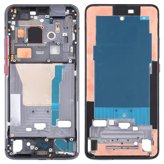 Front Housing LCD Frame Bezel Plate With Side Keys for Xiaomi Redmi K30 Pro (Black) - Frame Bezel Plate by buy2fix | Online Shopping UK | buy2fix